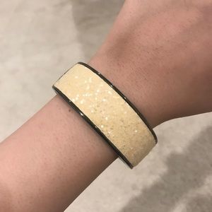 Betsey Johnson magnetic glitter bangle
